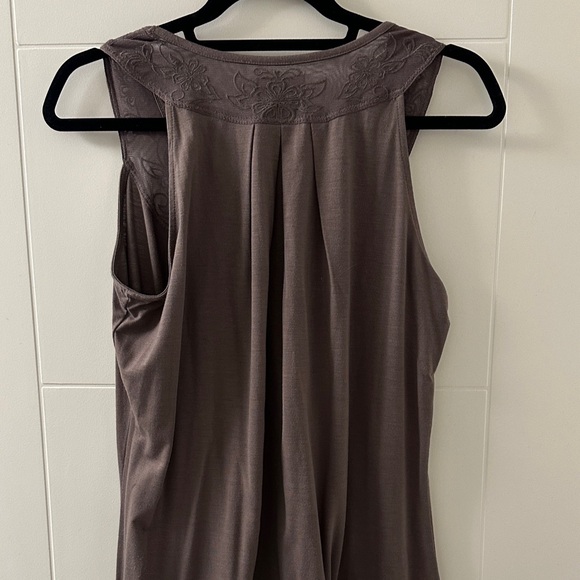 Forever 21 Chocolate Brown Embroidered Tank Top - Picture 6 of 6